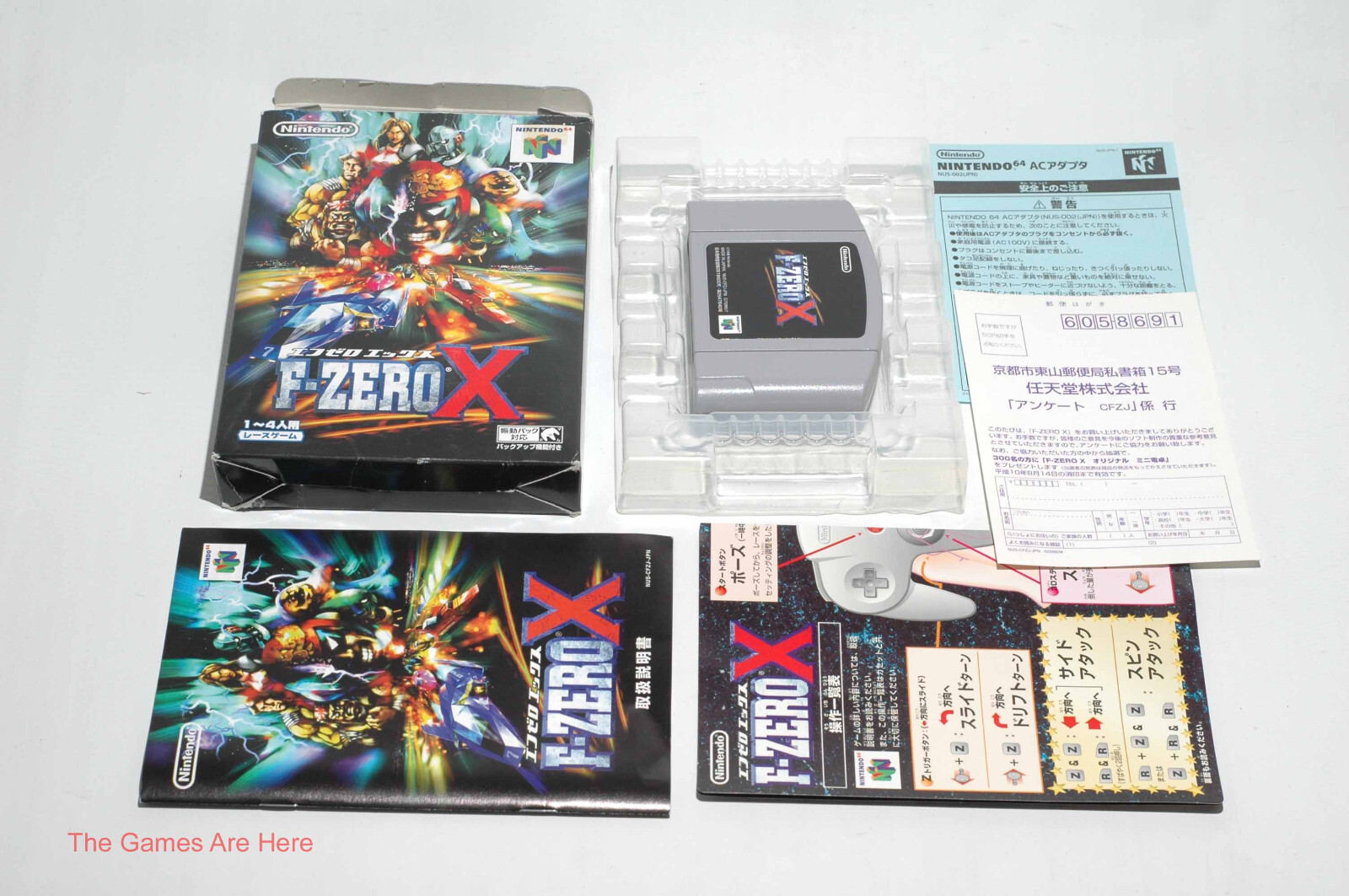 F-Zero X – Nintendo 64 1998 IMPORTED w Creased Box U.S. Seller