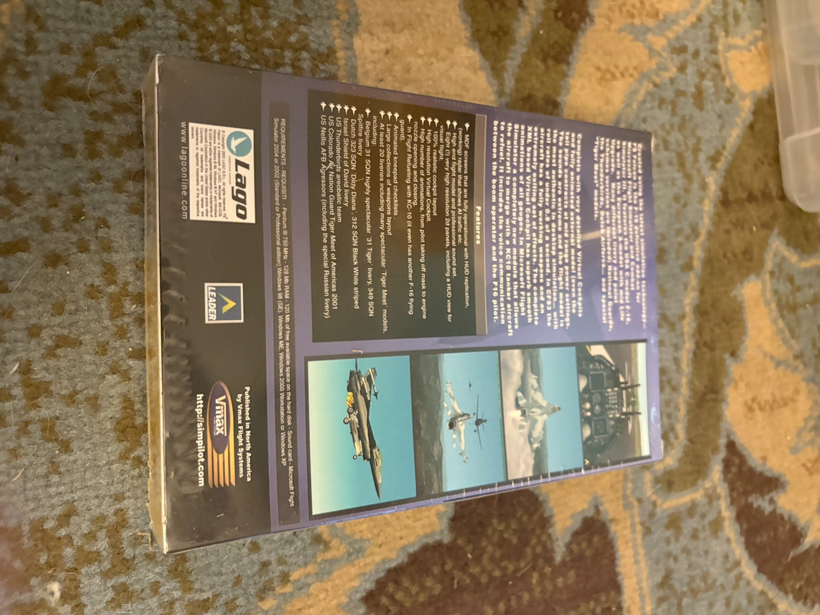 Combat Flight Simulator 3: Battle for Europe, 2002, Box, New Sealed with EXTRAS!