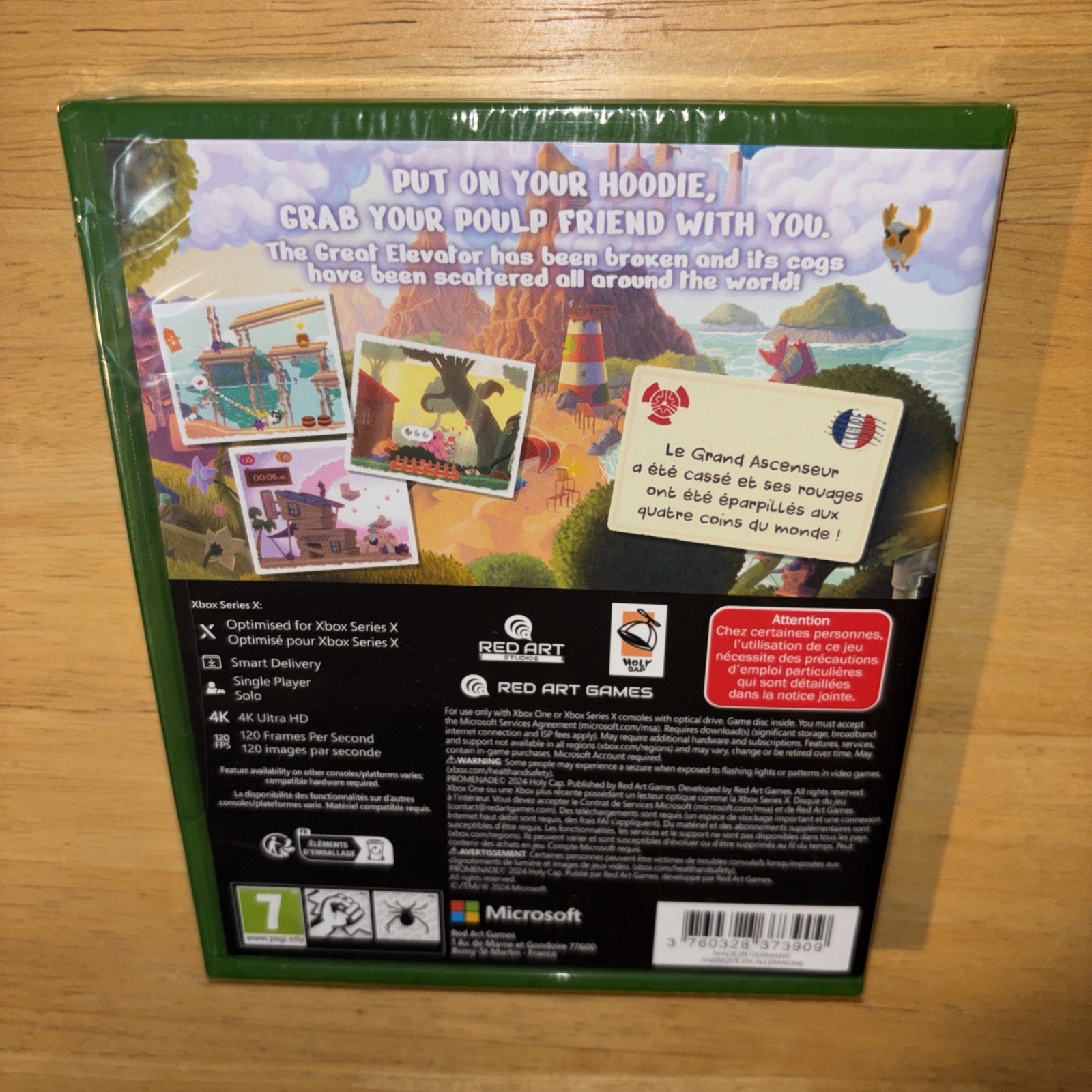 U.S. SELLER BRAND NEW PROMENADE XBOX SERIES X XBOX ONE RED ART GAMES PEGI 7