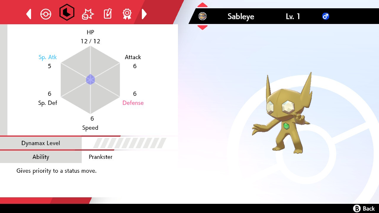 ⚔️Shiny/Non-shiny Sableye 6IV🛡️Pokémon Sword/Shield HOME (💯Legal)