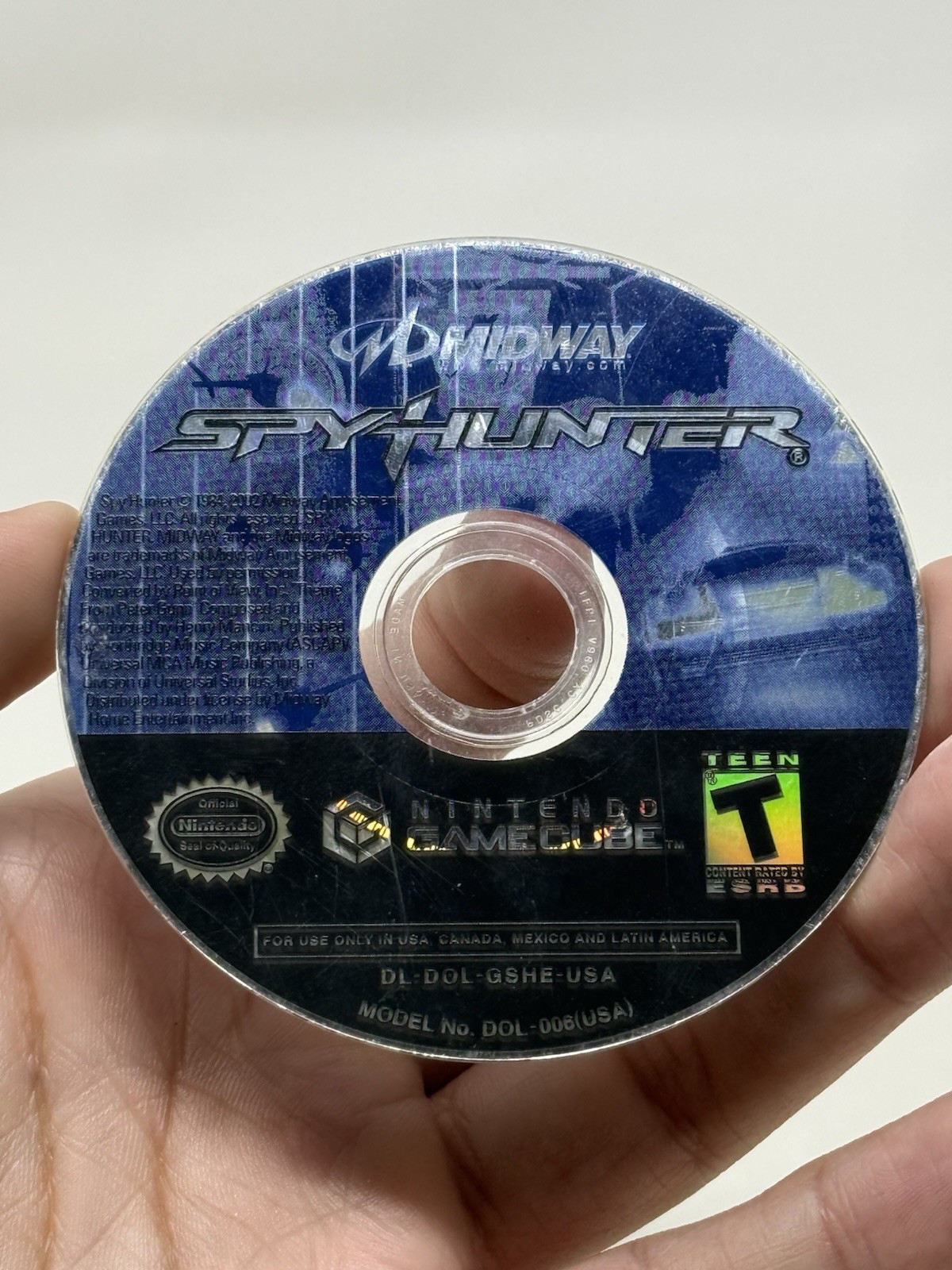 Spy Hunter Nintendo GameCube Authentic Immaculate Disc Only Tested Ships Fast