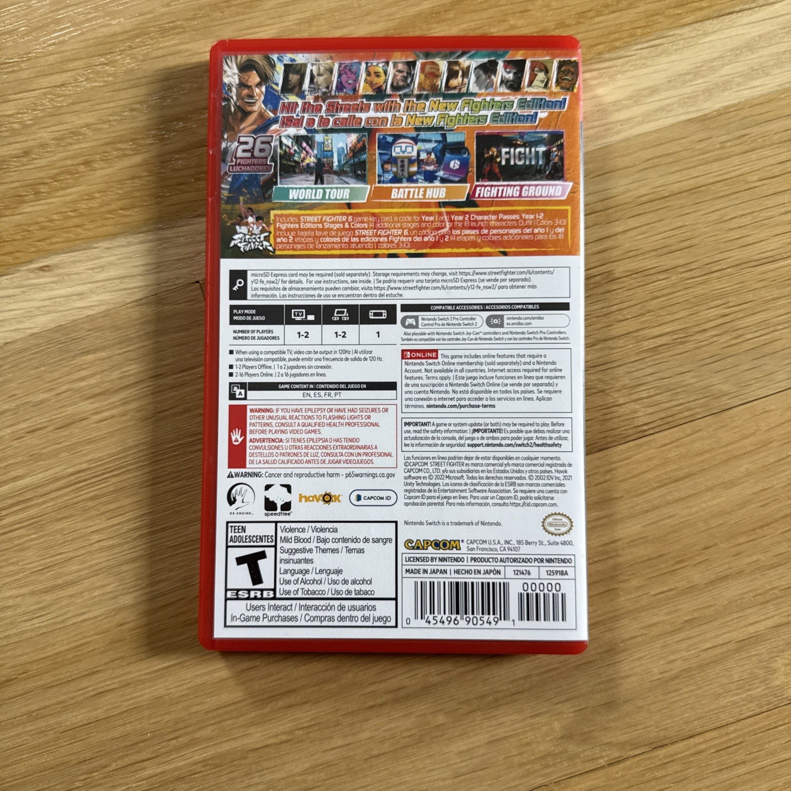 Street Fighter 6 for Nintendo Switch 2 (Game-Key Card)