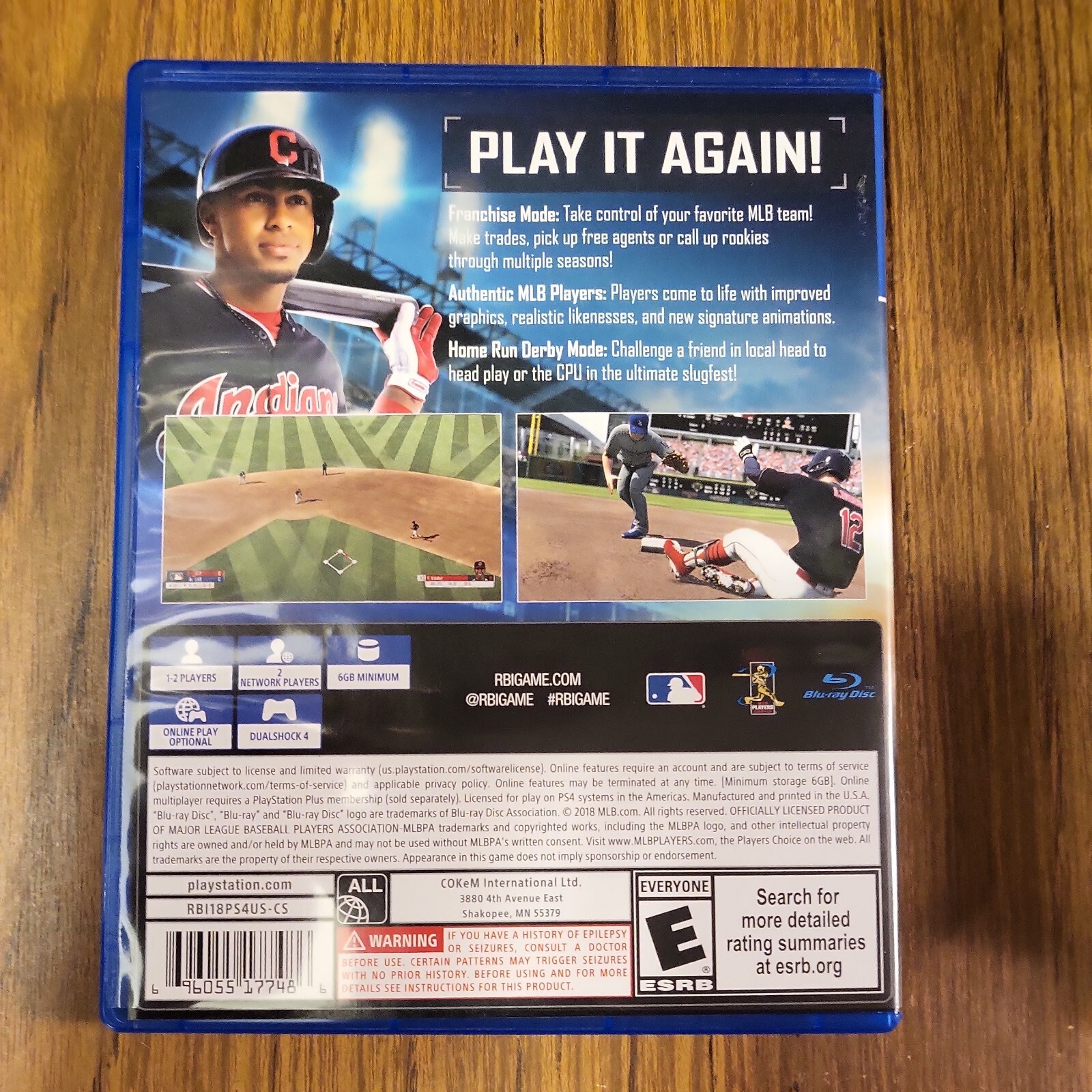 R.B.I. Baseball 18 (Sony PlayStation 4, 2018)