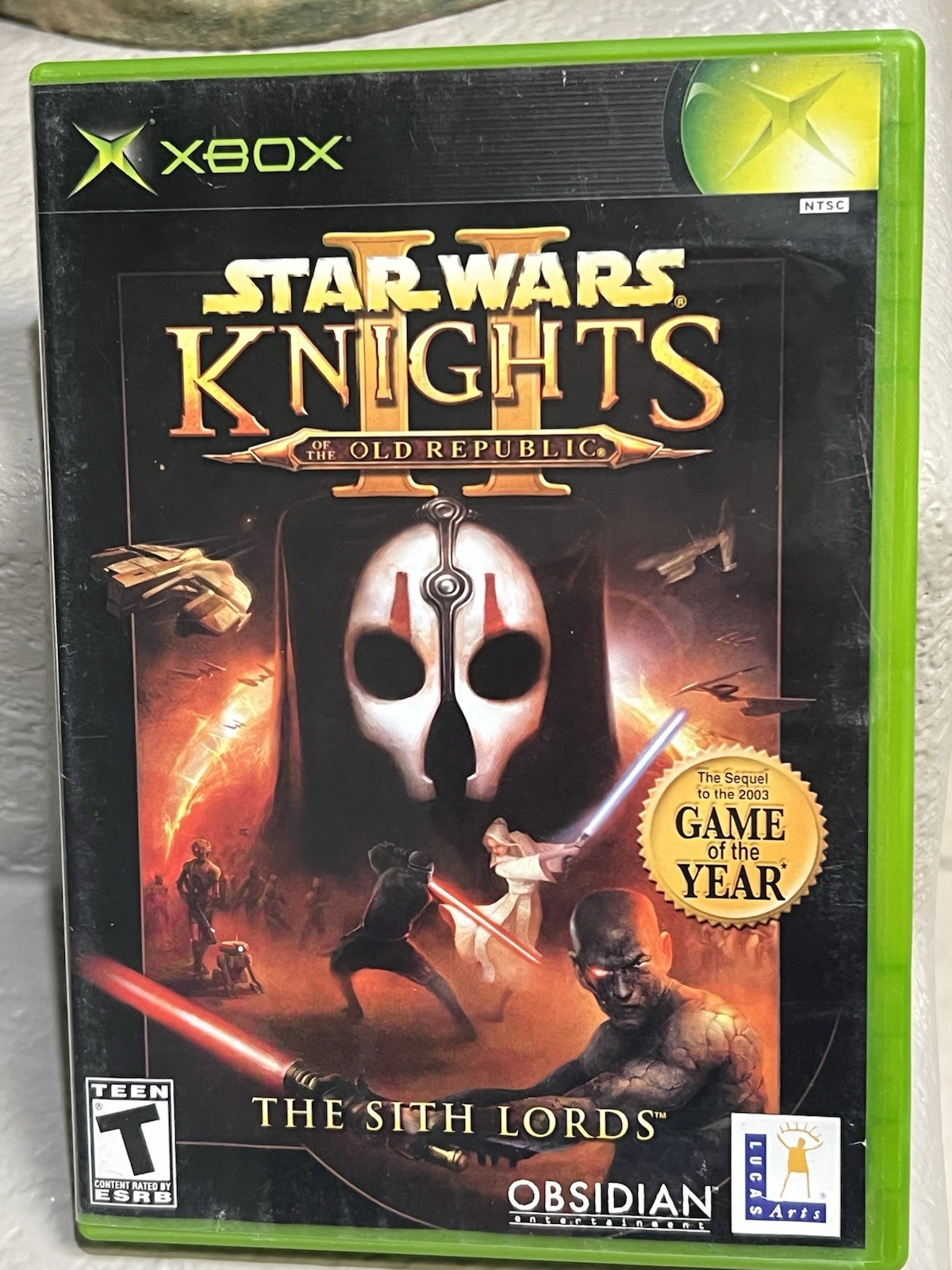 Star Wars Knights of the Old Republic II: The Sith Lords Xbox CIB Tested