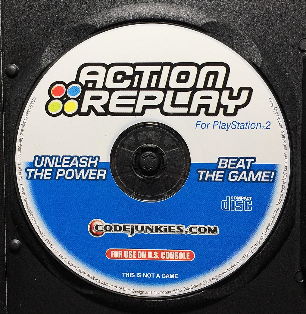 ACTION REPLAY Playstation 2 PS2 Max DISC ONLY Unleash The Power US CONSOLE