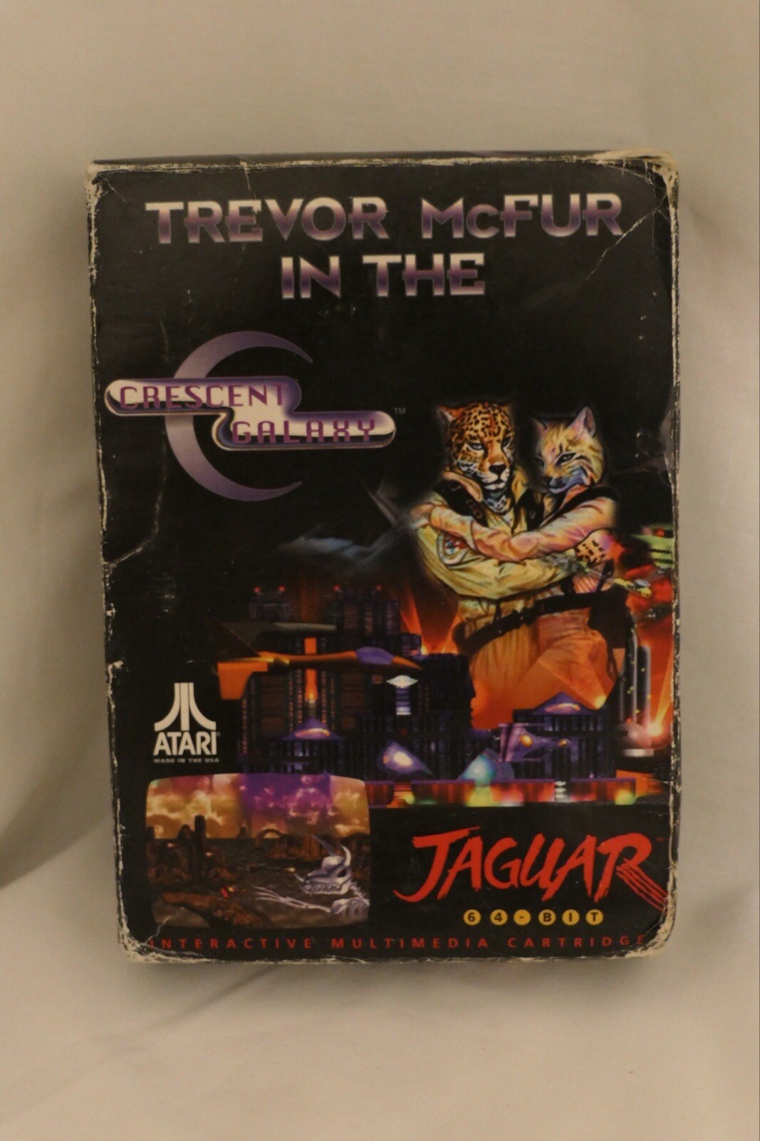 TREVOR MCFUR IN THE CRESCENT GALAXY FOR ATARI JAGUAR In Box