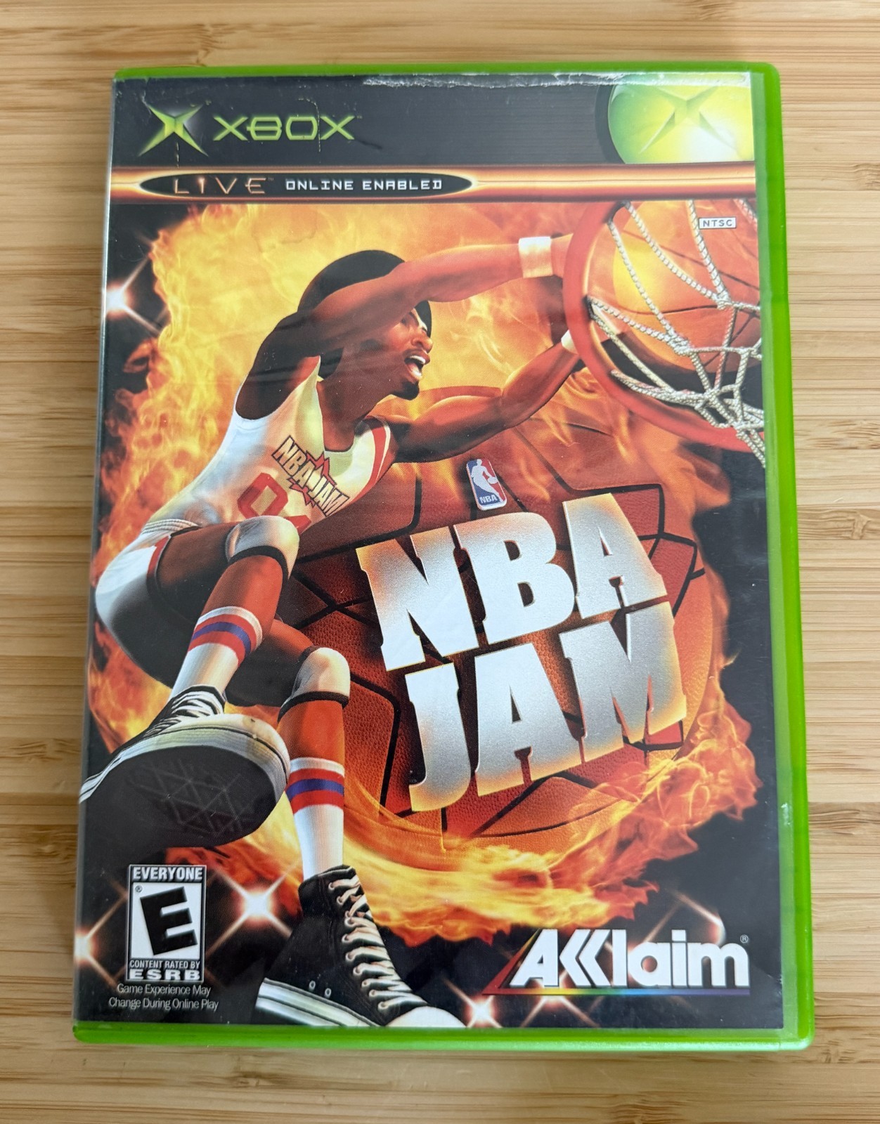 NBA Jam Microsoft Xbox OG Game (Complete) *TESTED* basketball video vintage