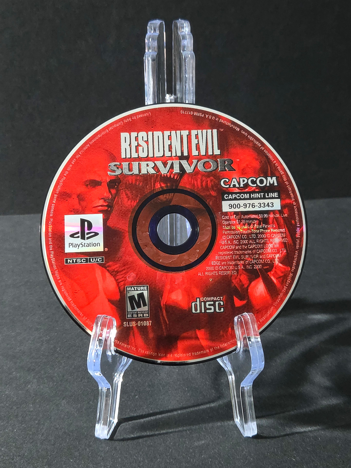 Resident Evil Survivor PS1 Sony PlayStation 1 Disc Only Tested & Working NTSC US