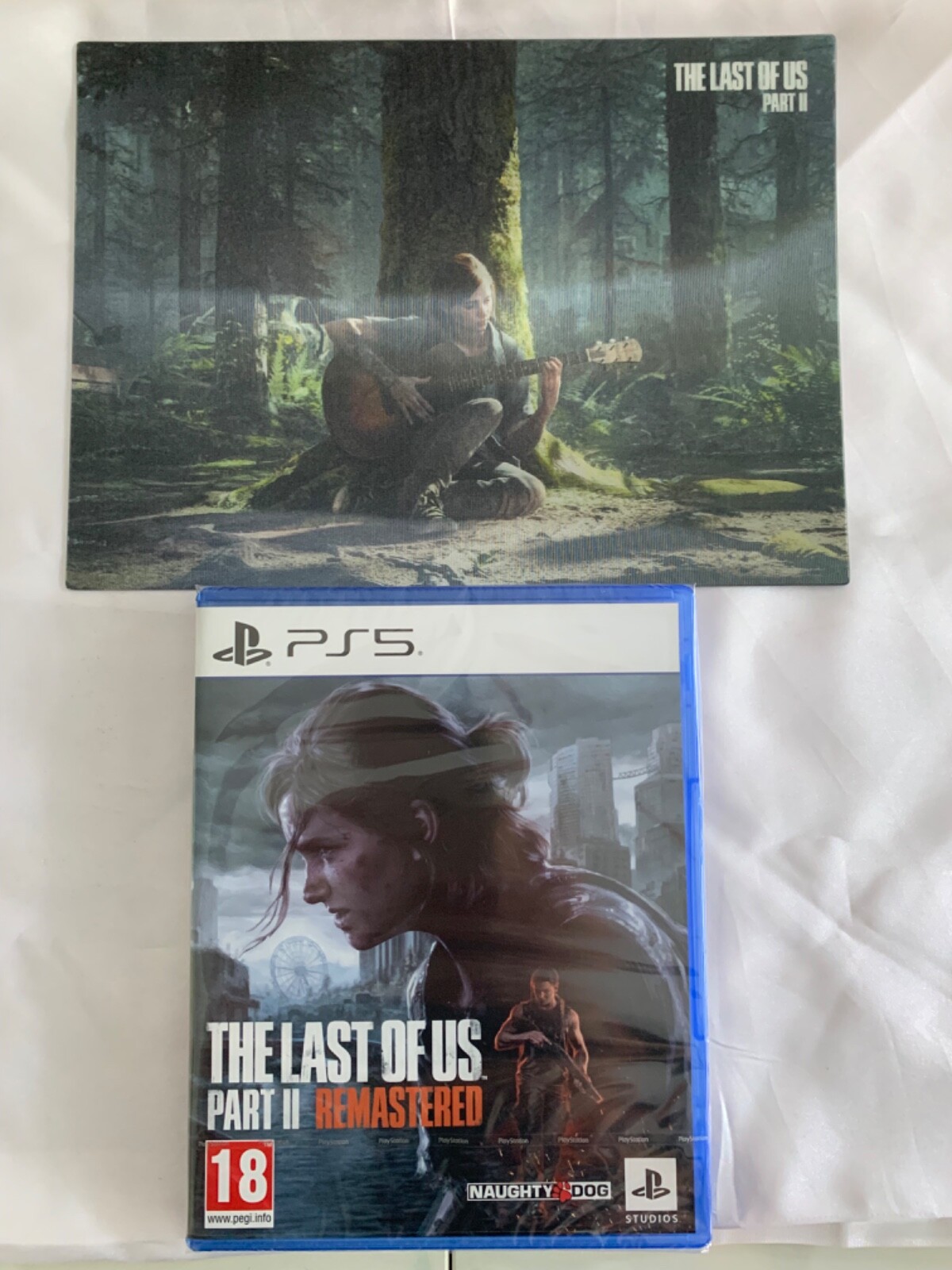 THE LAST OF US PART II REMASTERED PS5 NEW WITH LENTICULAR CARD LIMITED EDITION !