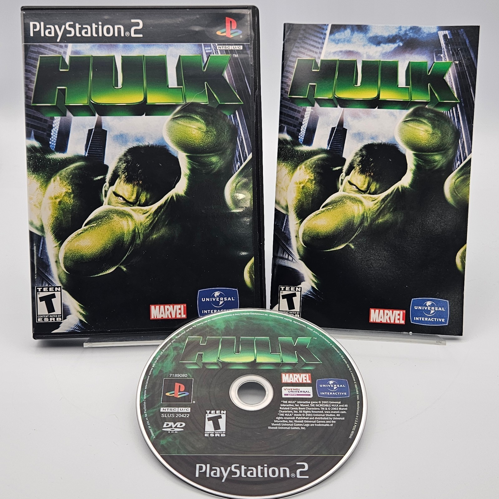 Hulk PS2 PlayStation 2 Complete Refurbished Excellent
