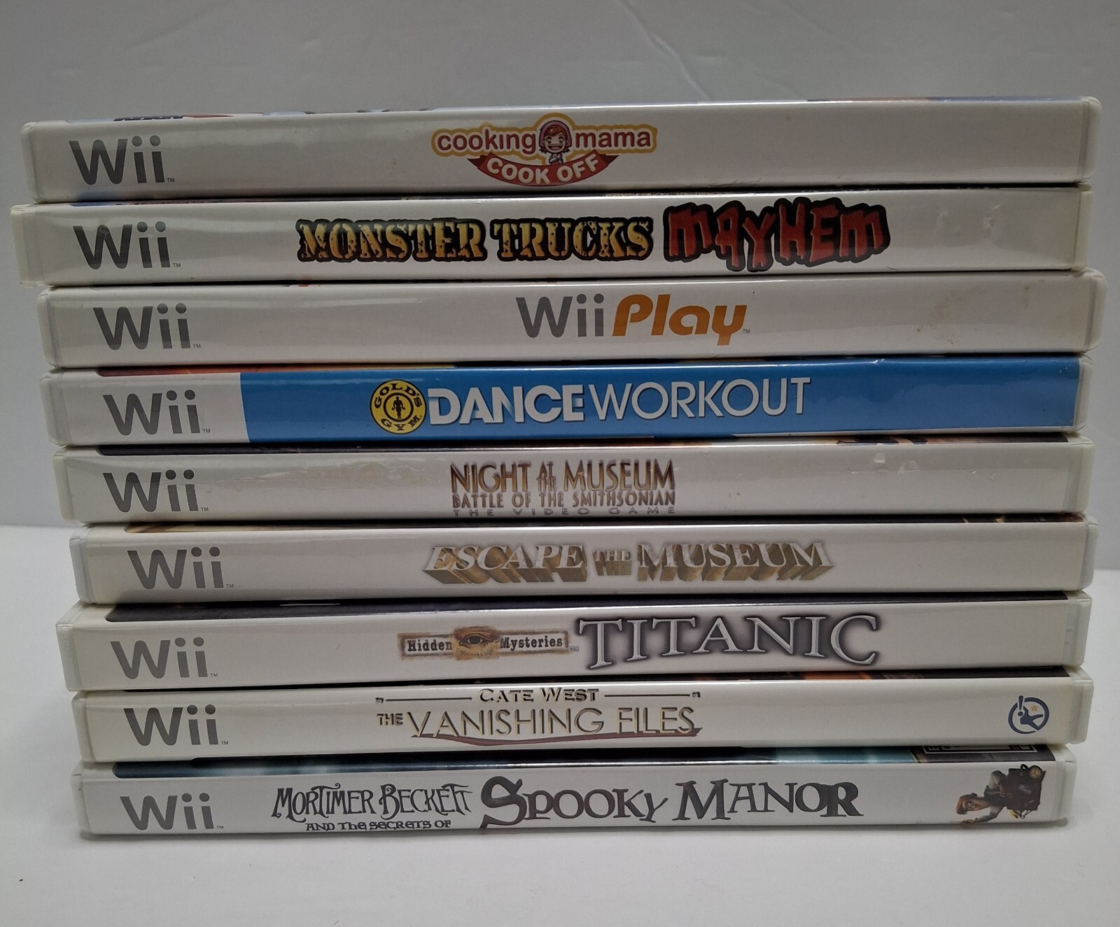 Wii Game Bundle 9 pc Bundle – Complete with Manuals