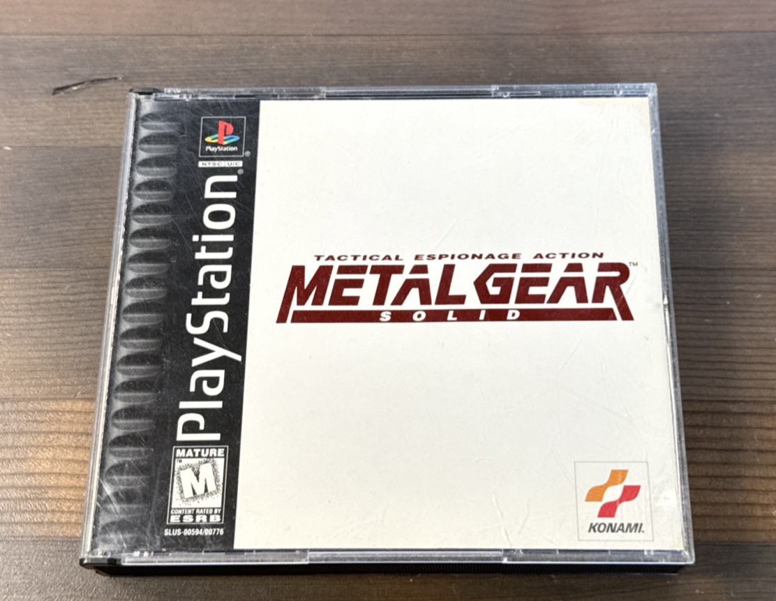Metal Gear Solid Tactical Espionage Action PS1 (Sony PlayStation 1, 1999) CIB