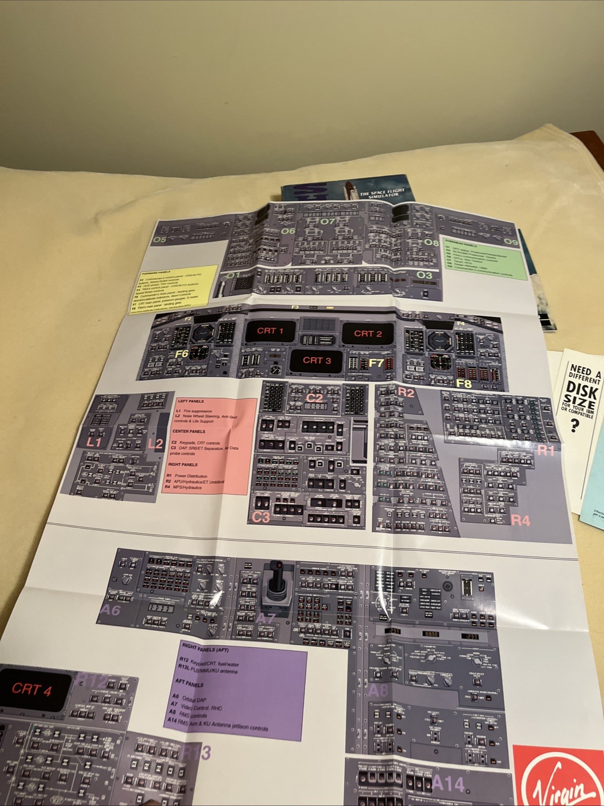 Shuttle: The Space Flight Simulator (PC, 1991) Virgin Games CIB Nice Free Ship