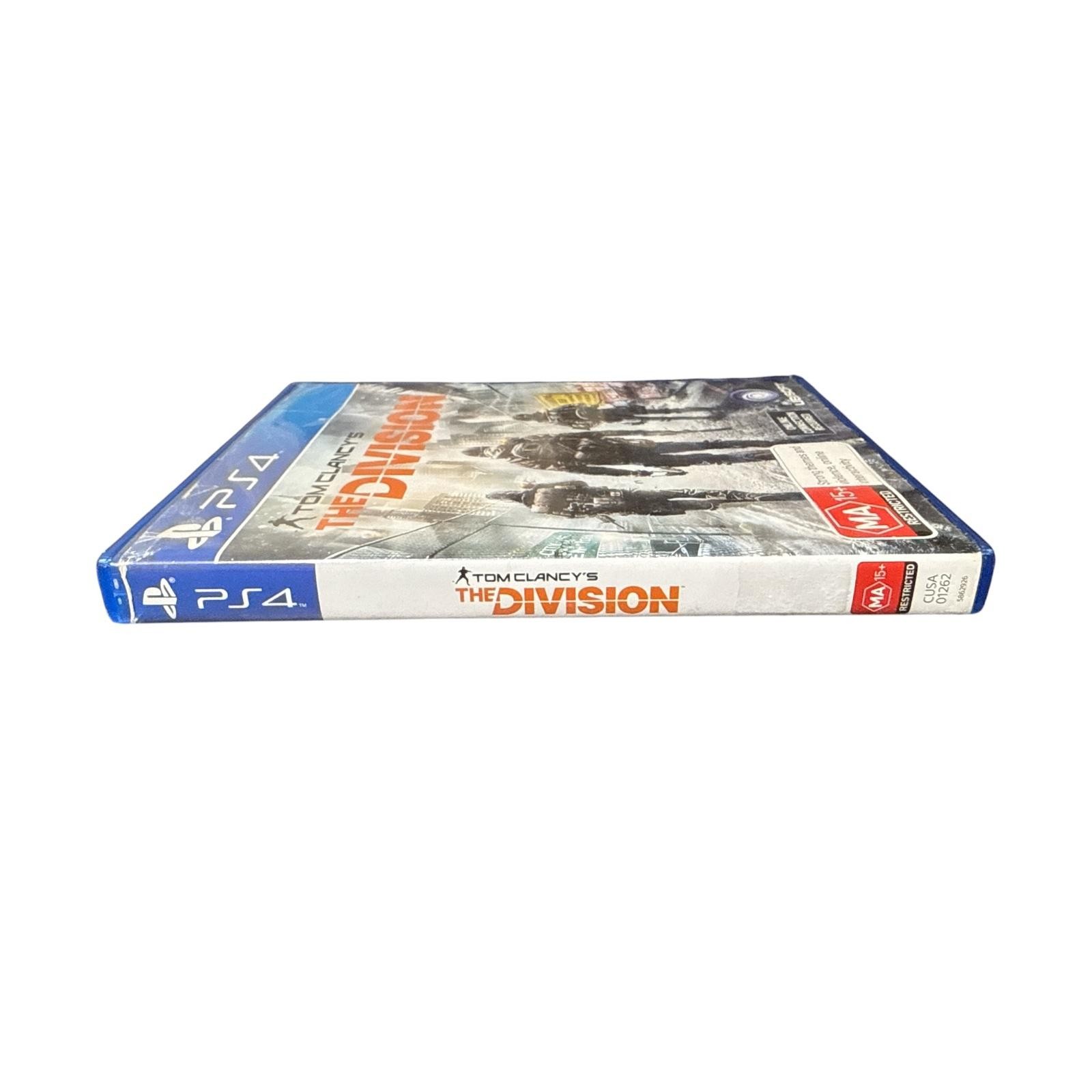 Tom Clancy’s The Division PS4 Game Ubisoft PAL MA15+ Shooter 2016 Blue Case