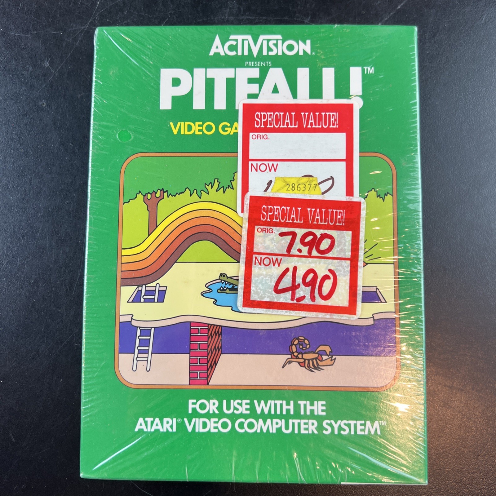 Pitfall (Atari 2600, 1984) Activision Brand New Factory Sealed Torn Plastic