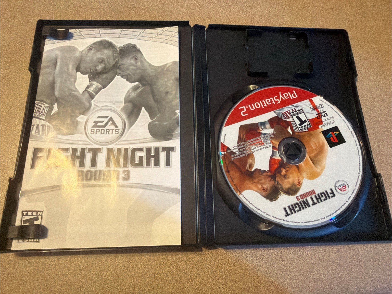 Fight Night Round 3 Sony PlayStation 2 PS2 2006 Complete W/ Manual Boxing