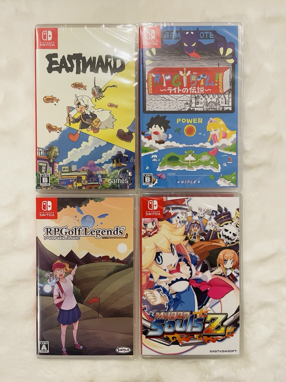 Import RPG Switch lot | Mugen Souls Z, RPGolf, Eastward, RPG Time Legend | NEW