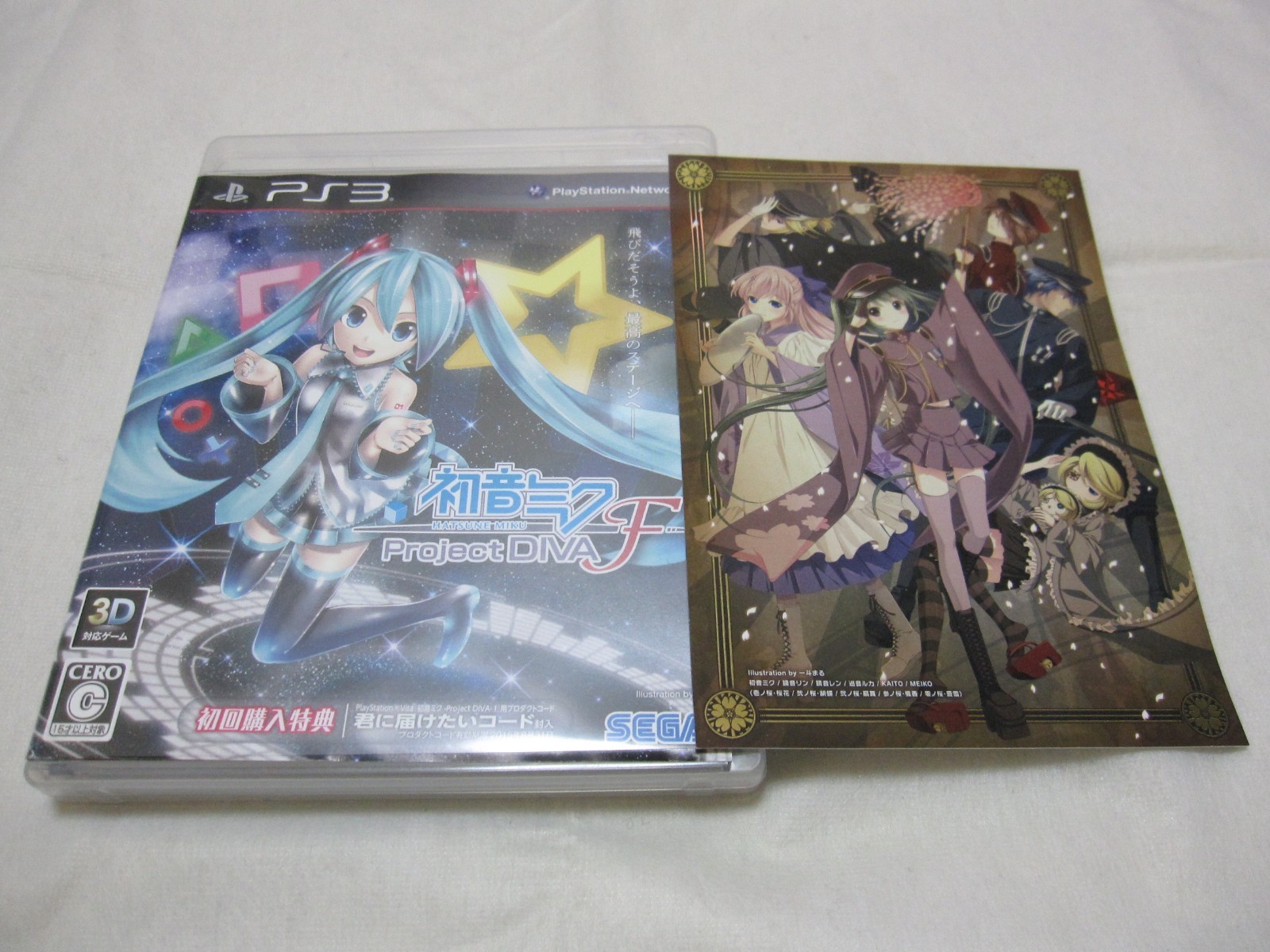 7-14 Days to USA. W/Senbon Sakura Card PS3 Hatsune Miku Project DIVA f Japanese
