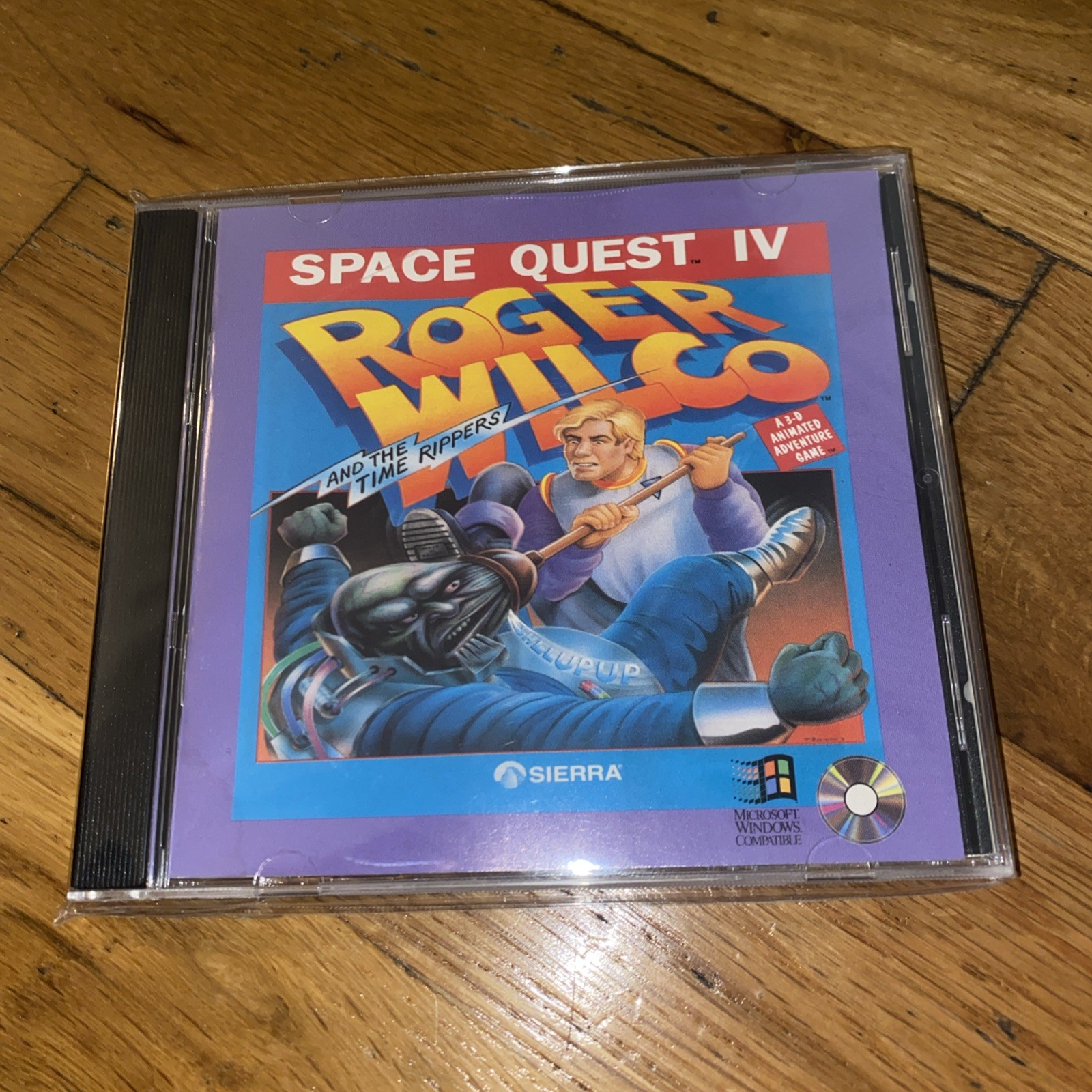 SPACE QUEST IV ROGER WILCO Vintage Game CD ROM PC GAME • SIERRA