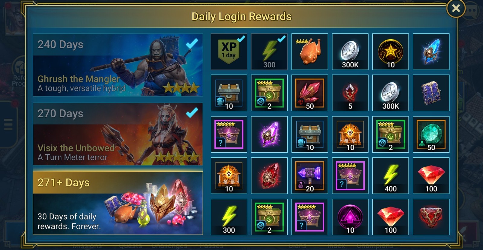 Raid Shadow Legends | Starter Mythical – Arne : 102k energy / 26 Legendary