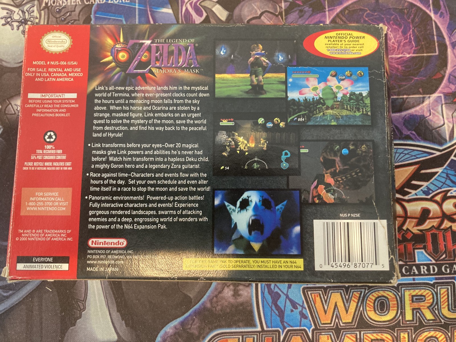 Legend of Zelda: Majora’s Mask (Nintendo 64, 2000) CIB, Tested, Fast Ship!