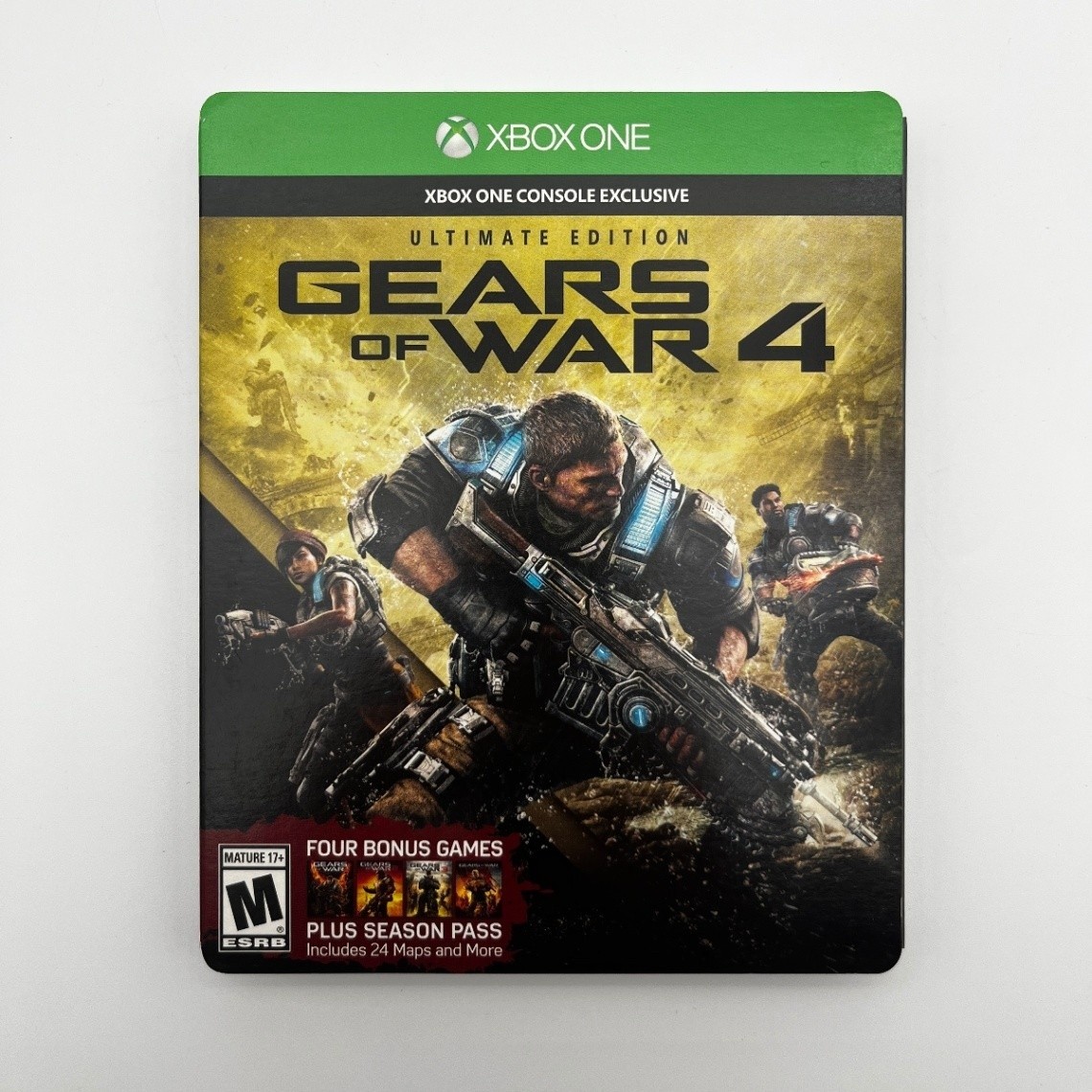 Gears of War 4 Xbox One Authentic Tested Complete CIB Ultimate Edition SteelBook