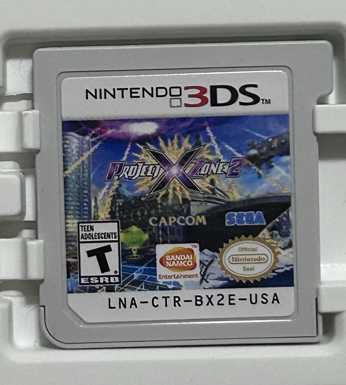 AUTHENTIC / TESTED Project X Zone 2 – Nintendo 3DS – CARTRIDGE ONLY – Namco Sega