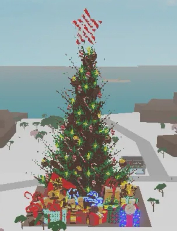 Roblox 🪓Lumber Tycoon 2🪓 | 🛠️💡⭐RARE CHRISTMAS PIXEL ART BASE⭐💡🛠️ |⚡ ⚡