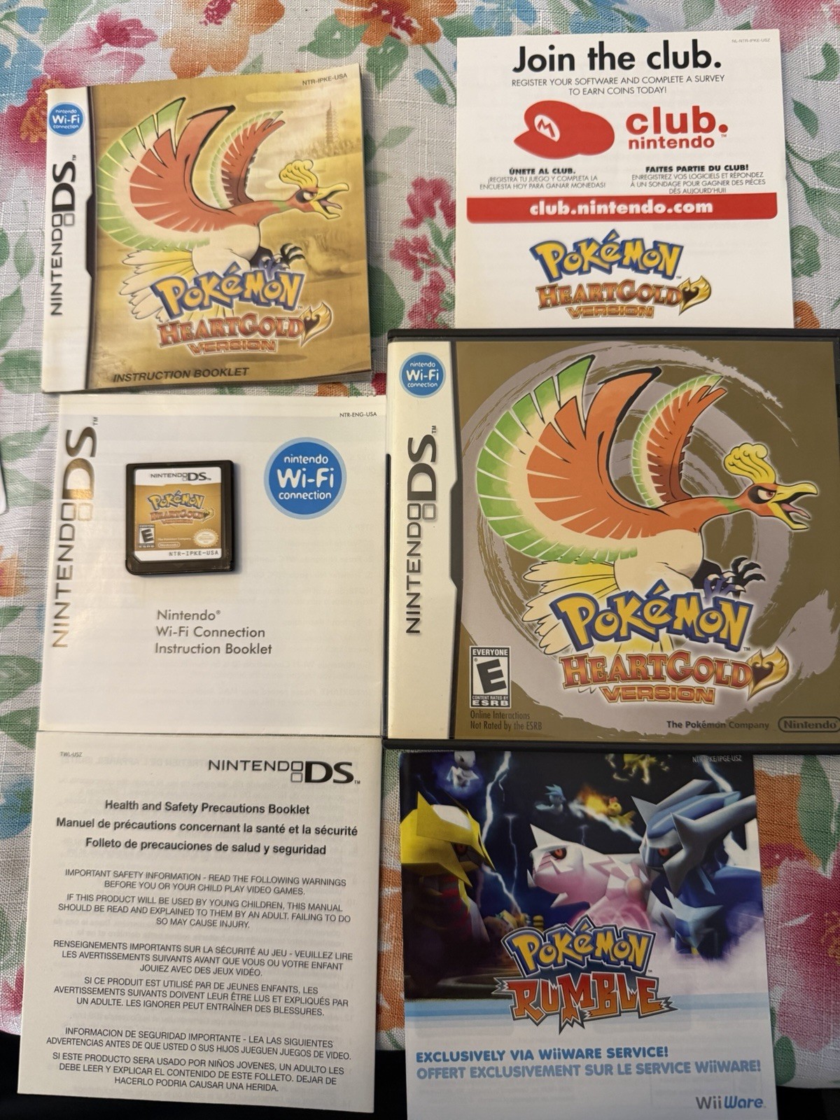 Pokemon: HeartGold Version (Nintendo DS, 2010) – CIB Complete – Authentic Tested
