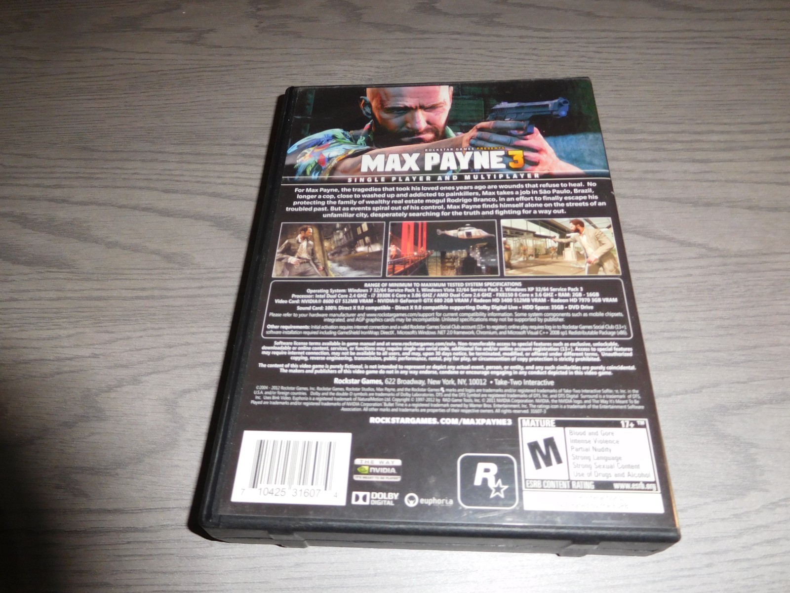 Max Payne 3 PC Game