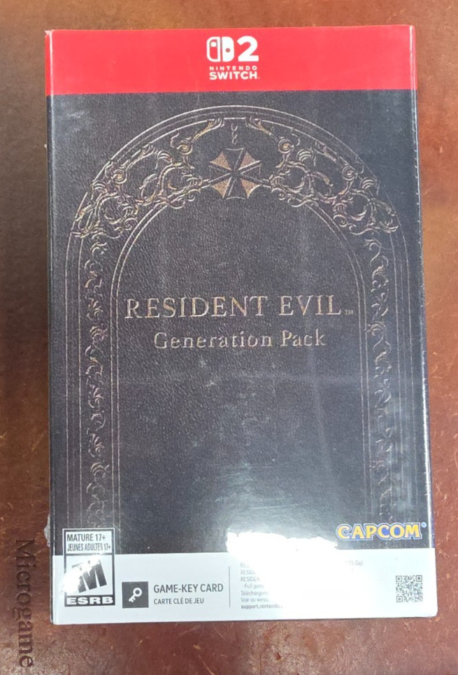 Resident Evil Generation Pack **SWITCH**NEW** Game Key Card