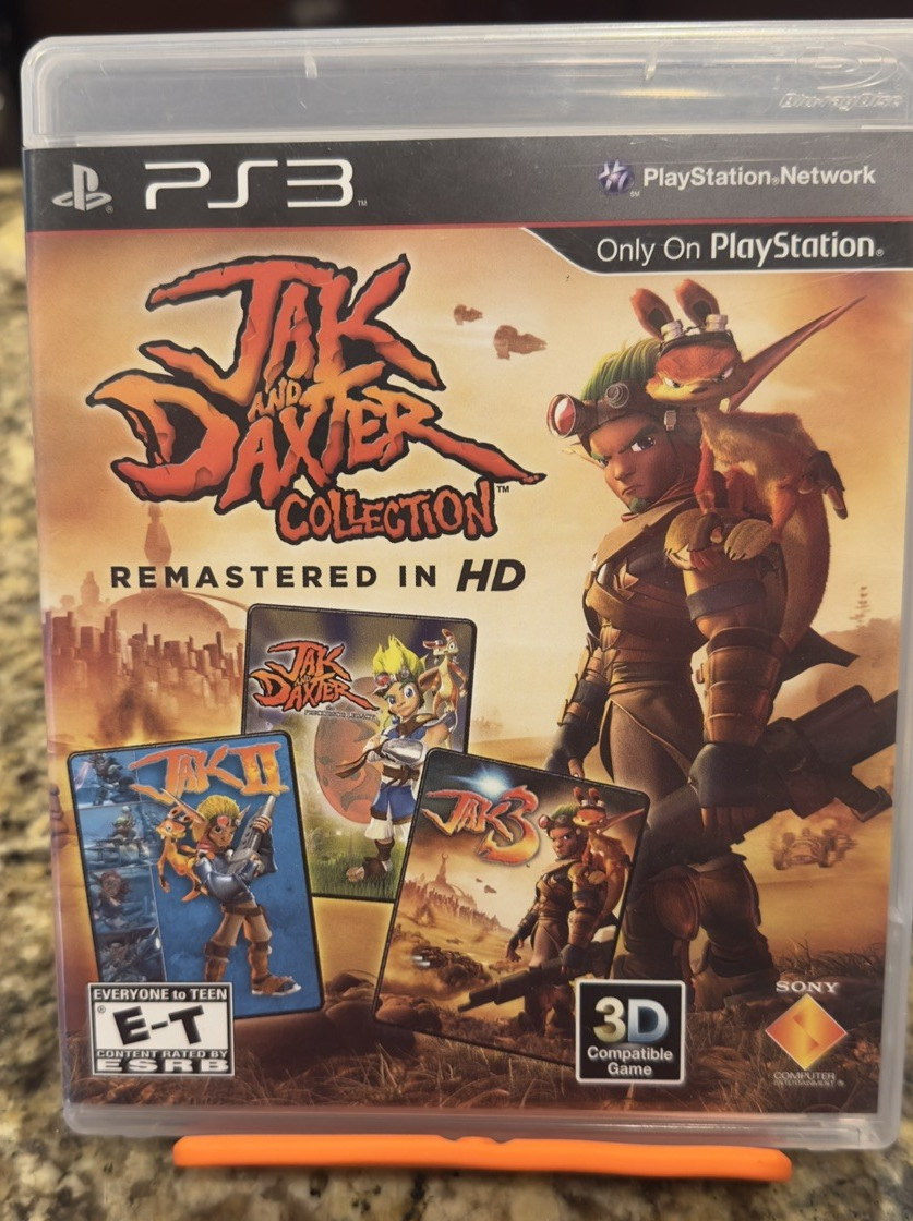 Jak and Daxter Collection Remastered in HD PS3 includes Manual
