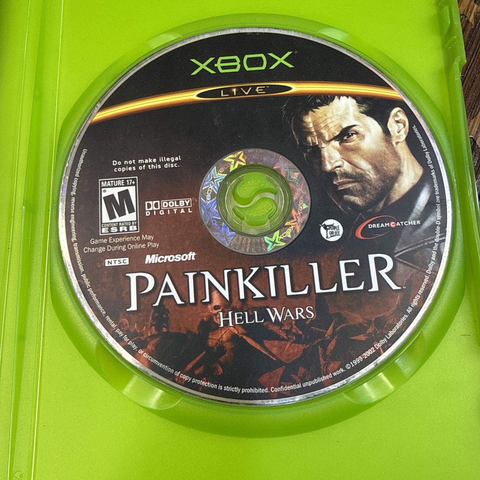Painkiller: Hell Wars (Microsoft Xbox, 2006) CIB Complete With Manual
