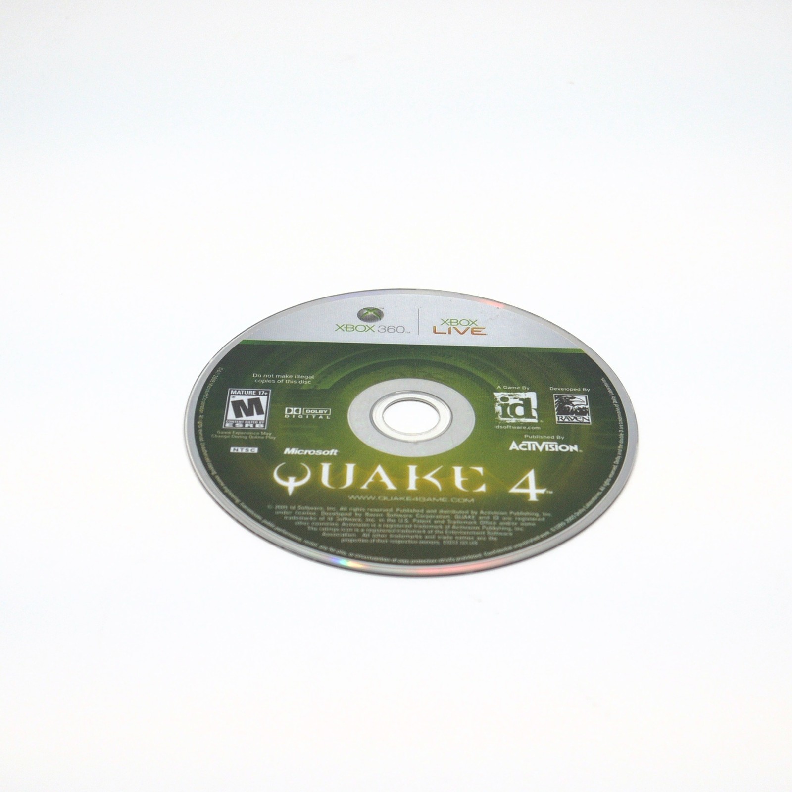 Quake 4 – CIB – Very Good Condition – Tested & Working – Xbox 360