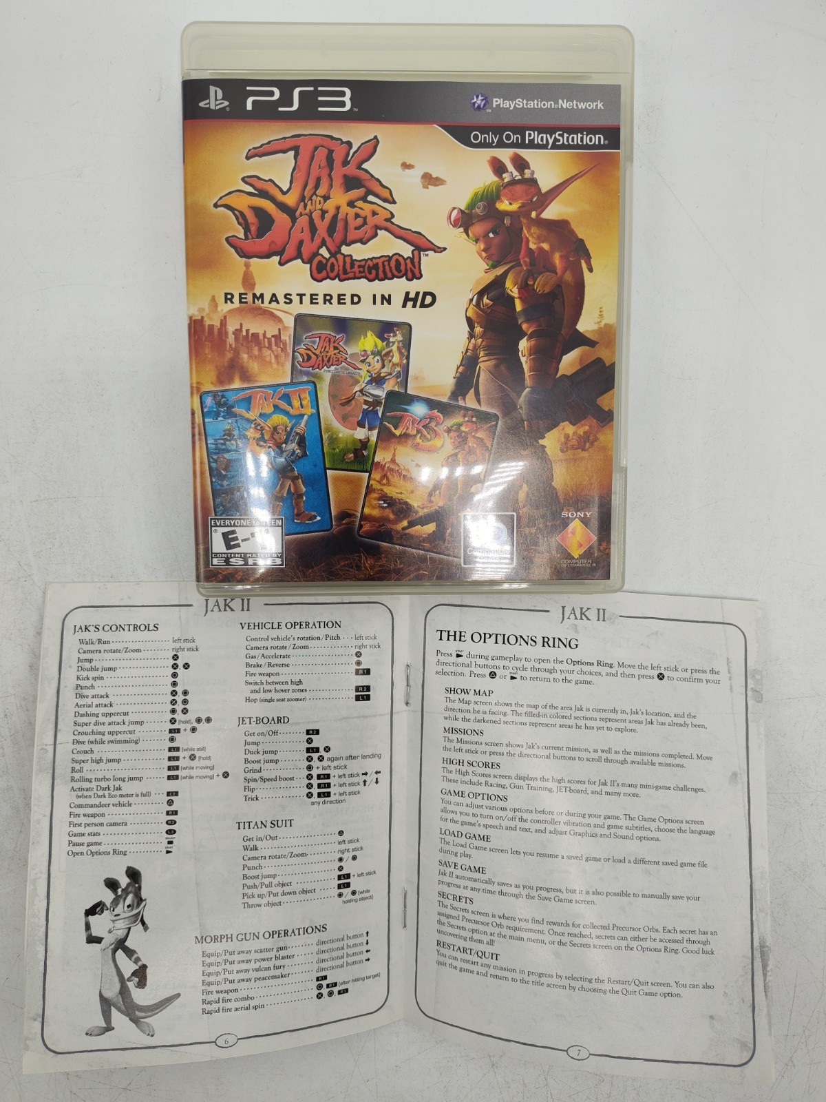 Jak and Daxter HD Collection – (Sony PlayStation 3 PS3, 2012) *CIB* VGC* Tested!