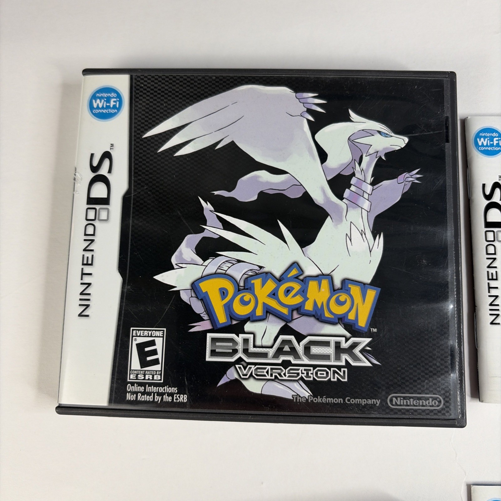 Pokemon Black 2 & Black Version Authentic Complete In Box Nintendo DS Bundle Lot