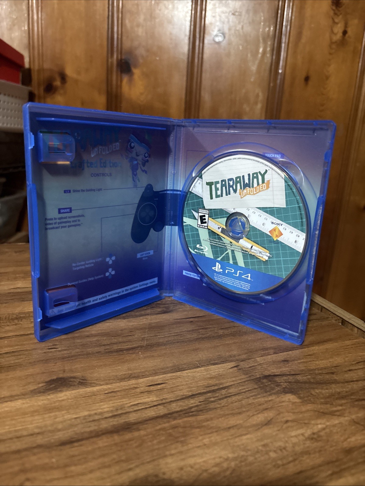 TESTED 9/10 DISC Tearaway Unfolded: Crafted Edition Sony PlayStation 4 PS4