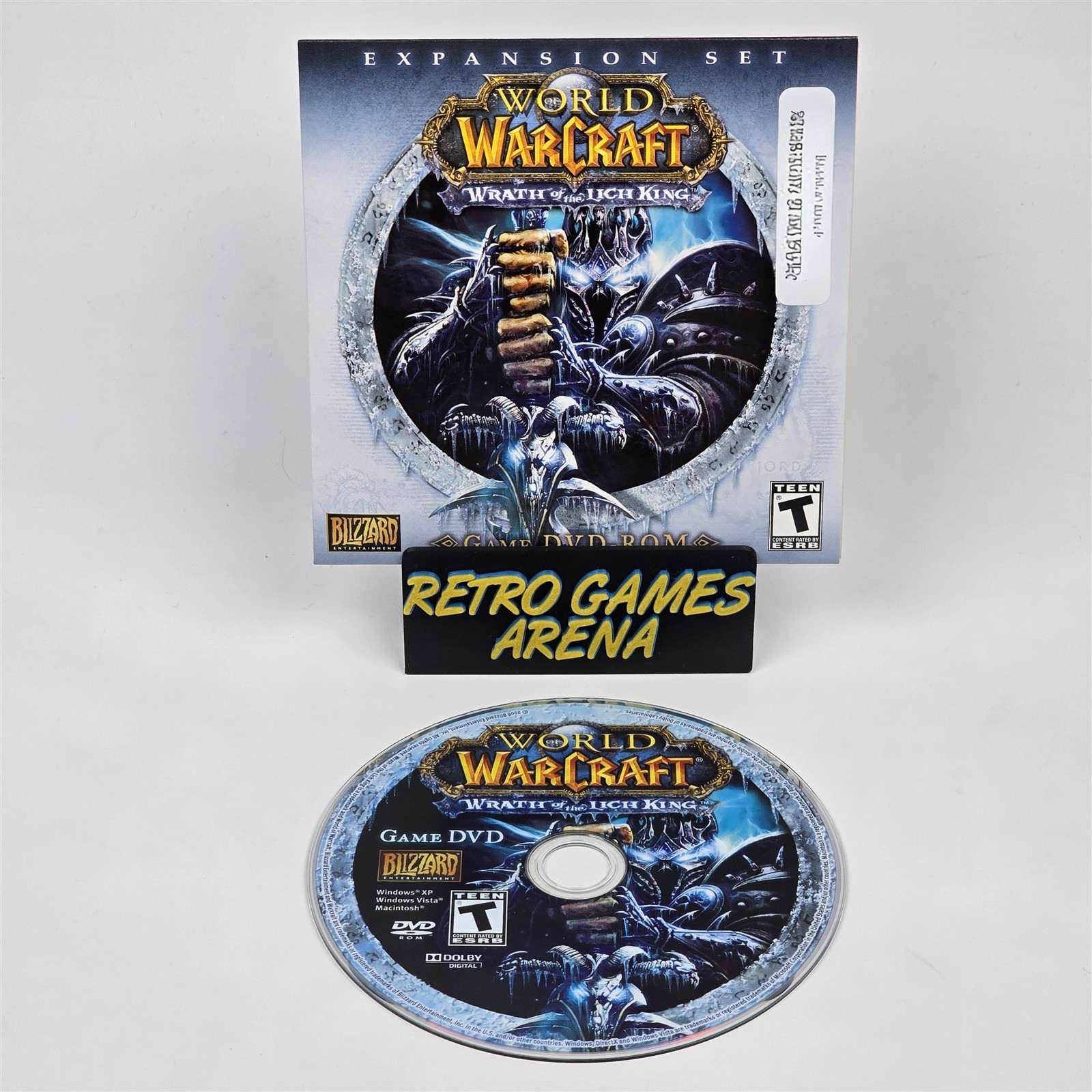 World of WarCraft: Wrath of Lich King (PC DVD-ROM) Slipcover CIB COMPLETE w/ Key