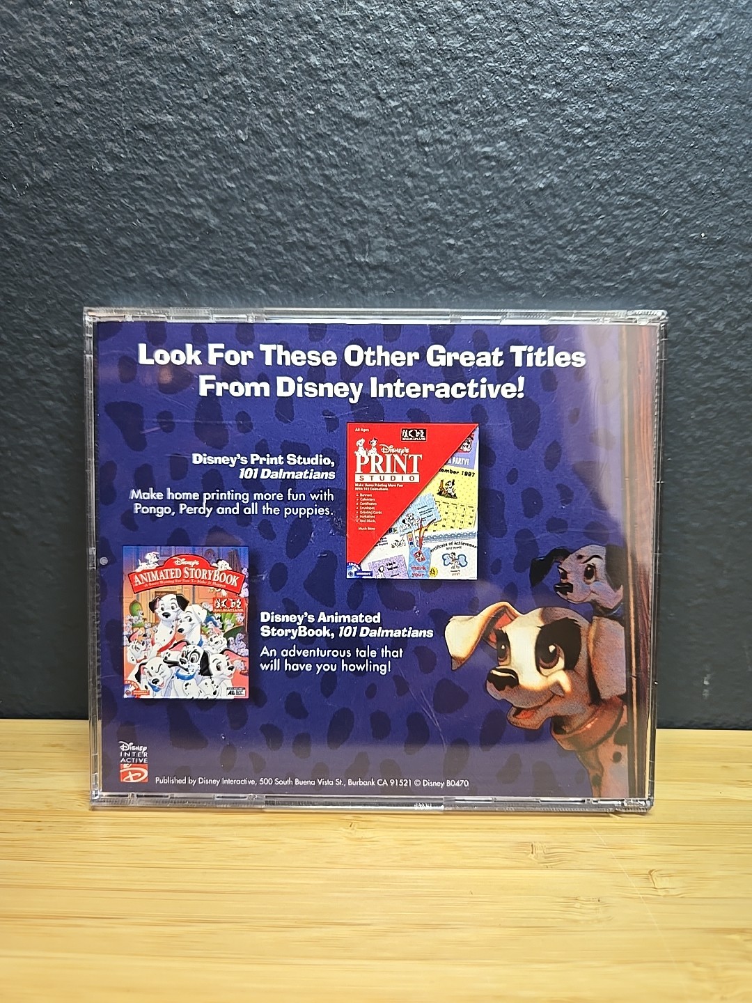 Disney 101 Dalmatians Escape From Devil Manor – PC CD-ROM – 1997 Era