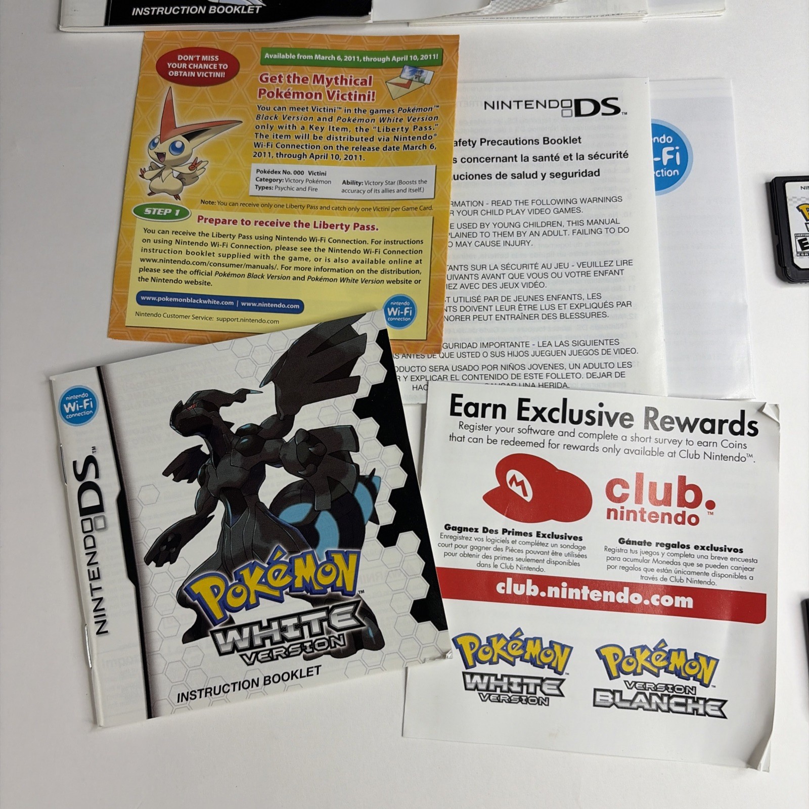 Pokemon Black 1+2 White Version 1+2 CIB 100% Complete Nintendo DS LOT Authentic