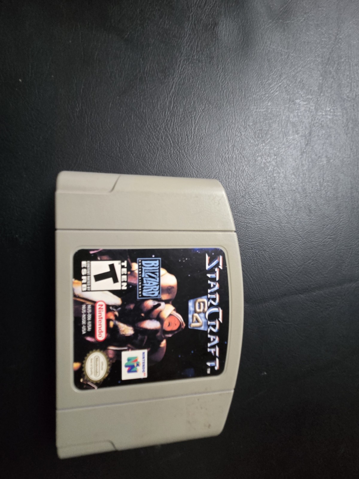 Starcraft 64 Nintendo 64 Game Cartridge, Authentic Blizzard Works Tested Cleaned