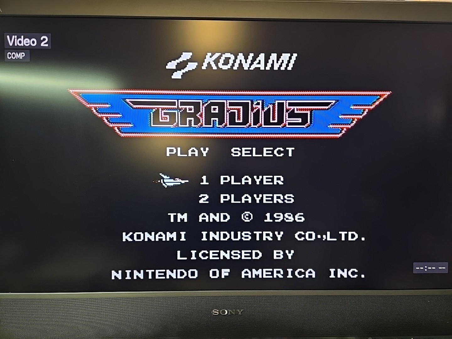 Gradius (Nintendo Entertainment System, 1986)
