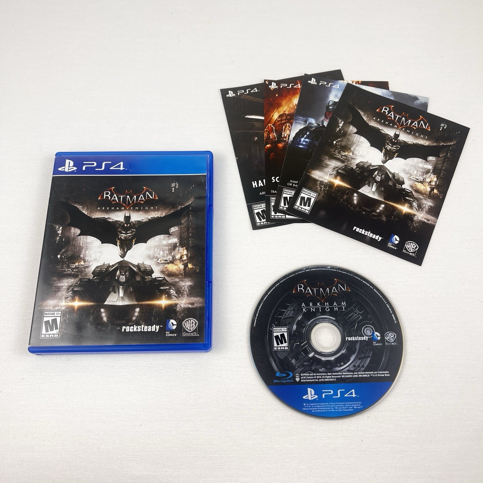 Batman: Arkham Knight (Sony PlayStation 4, 2015) Tested CIB Complete Video Game