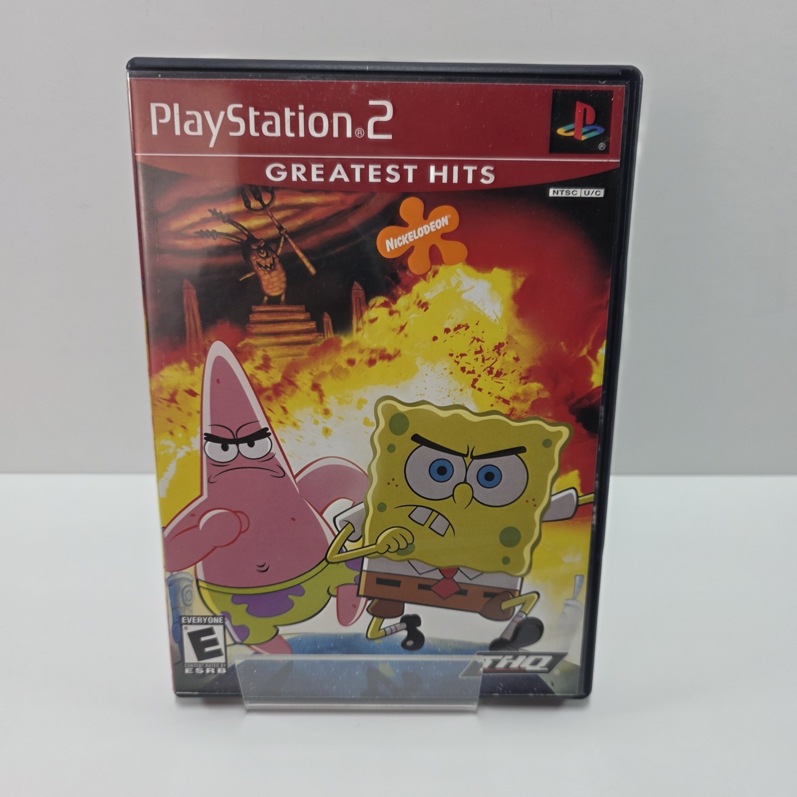 [B2G1 Free] The SpongeBob SquarePants Movie Sony PS2 PlayStation 2 Case & Disc