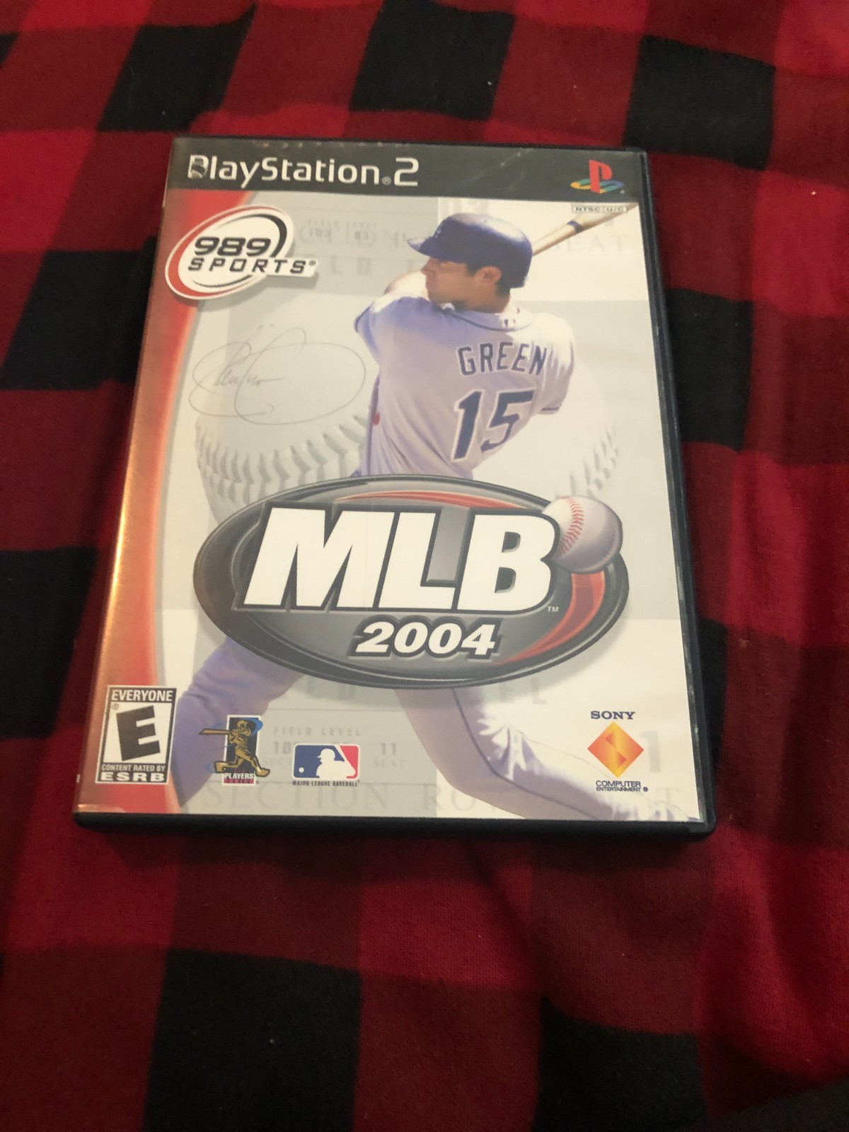 MLB 2004 Sony Playstation 2 Case Manual Disc Tested Works Great Authentic CIB