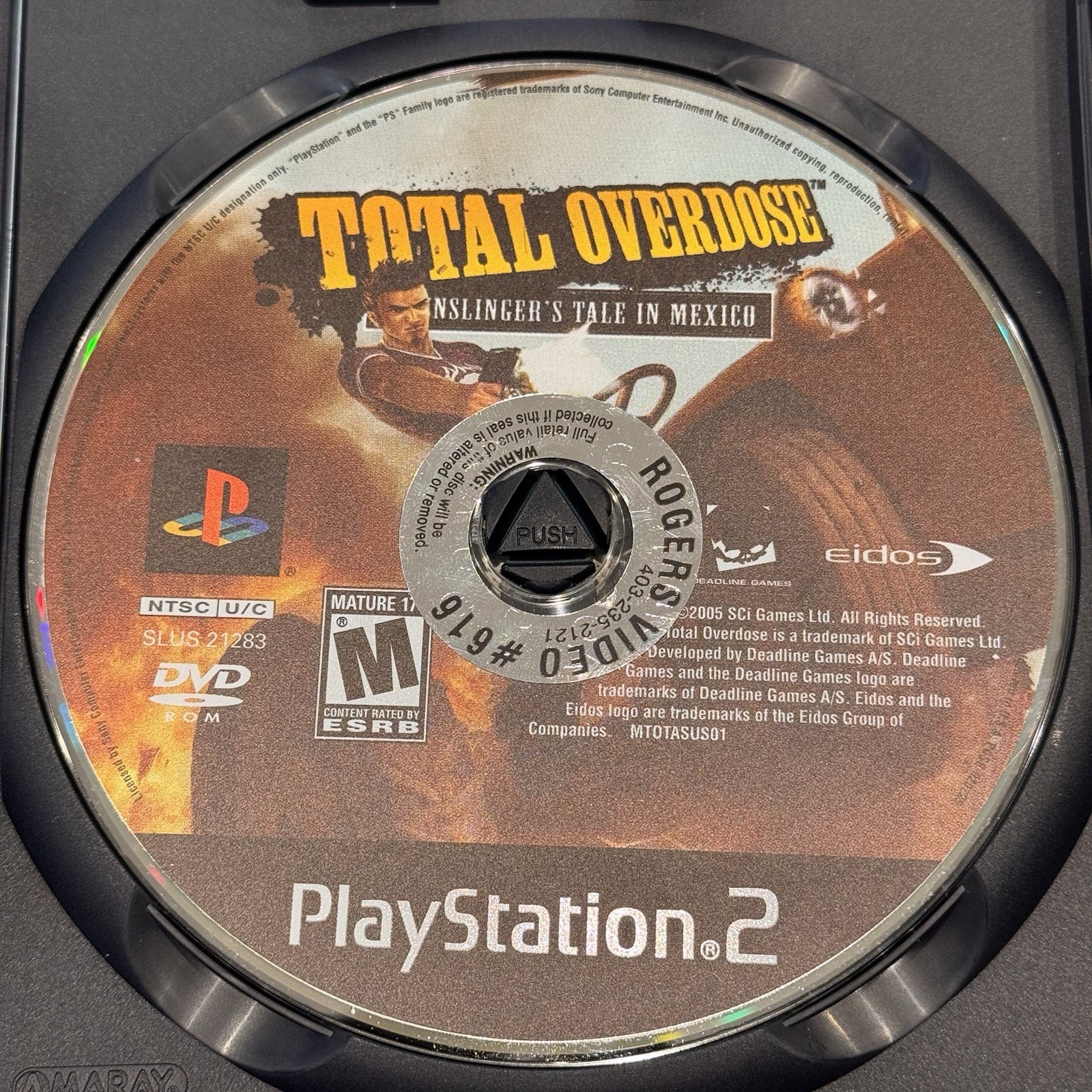 Total Overdose: Gunslinger’s Tale in Mexico (PS2) VGC Disc Complete CIB Manual