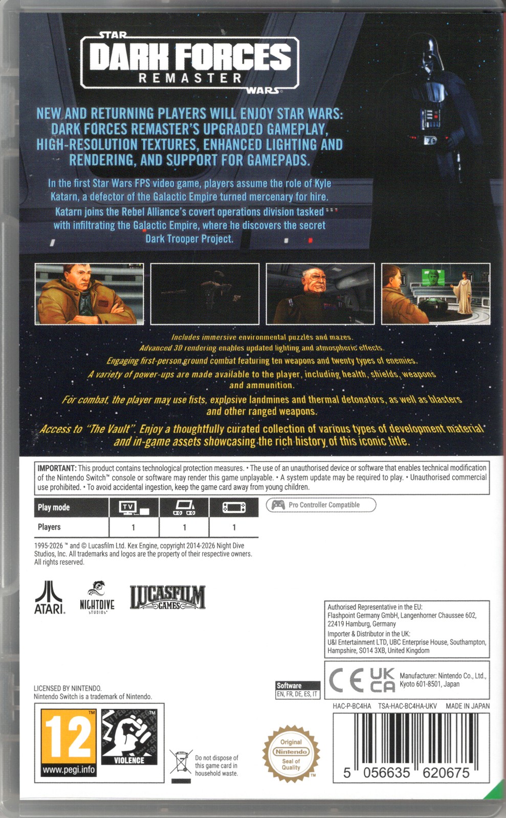Star Wars Dark Forces Remaster for Nintendo Switch™