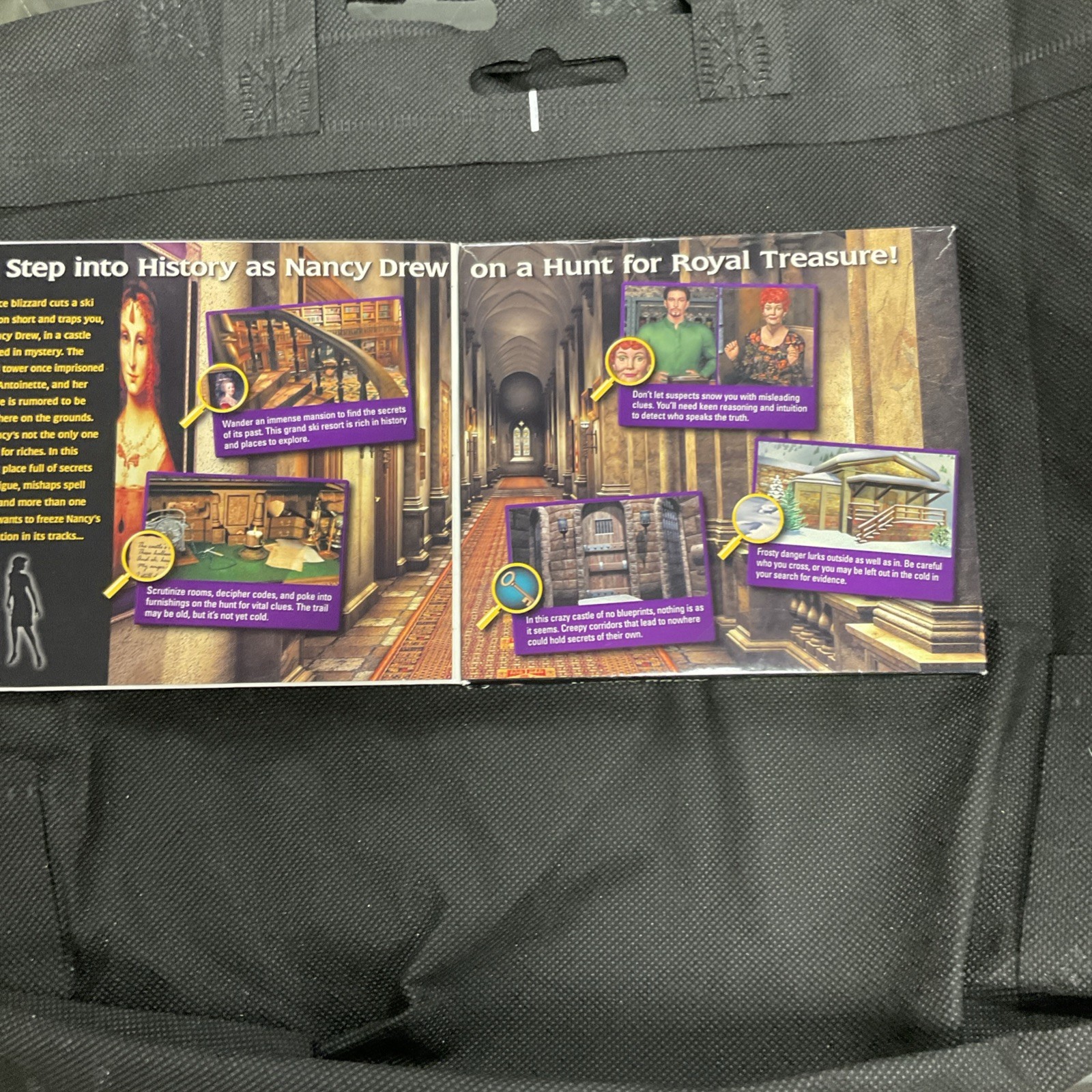 Nancy Drew: Treasure In the Royal Tower (PC CD-ROM) Mystery Game (2001) NEW
