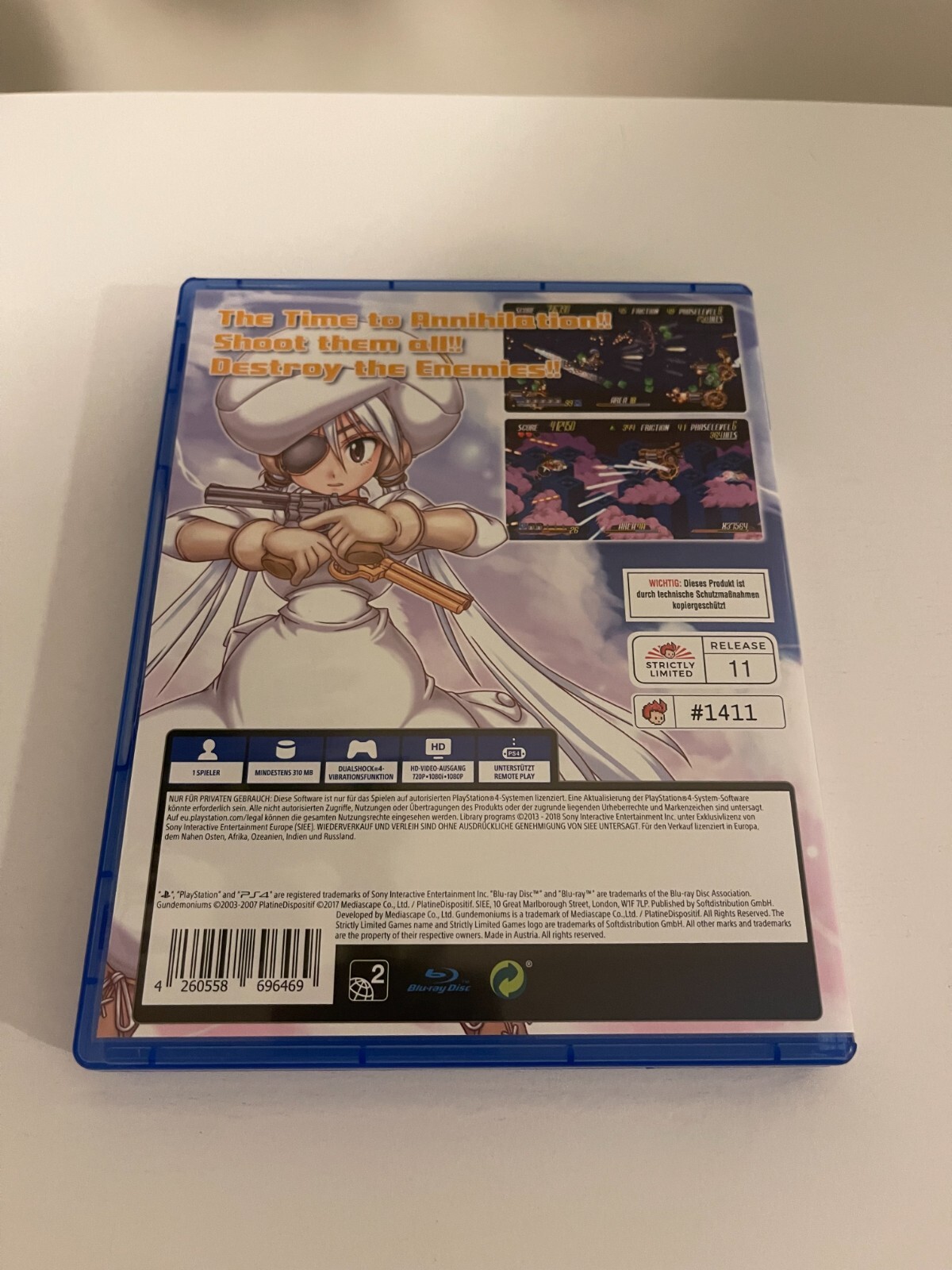Gundemoniums – PlayStation 4 PS4 – Strictly Limited – #1411 Mint!