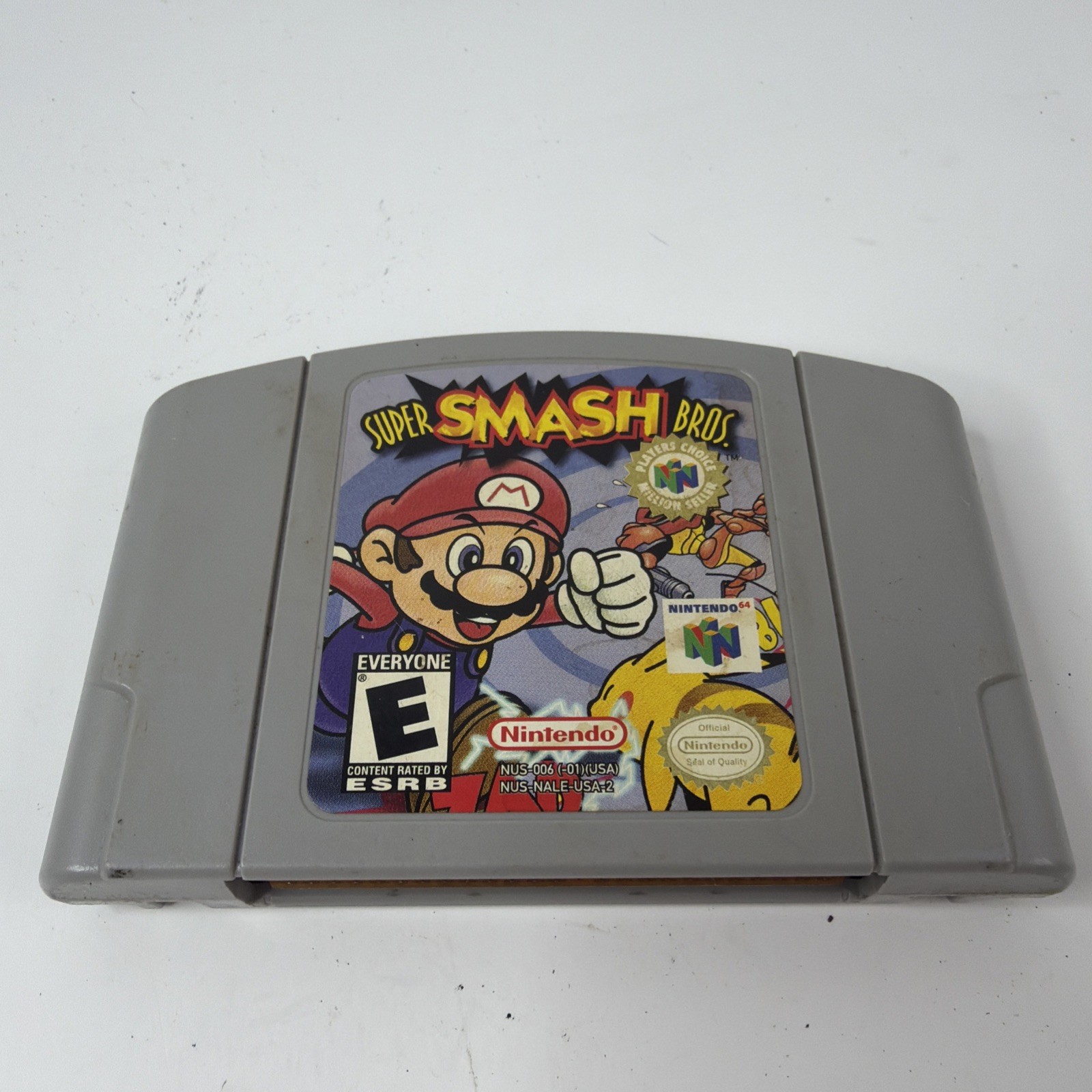 Super Smash Brothers – Nintendo 64 (N64) Authentic Tested